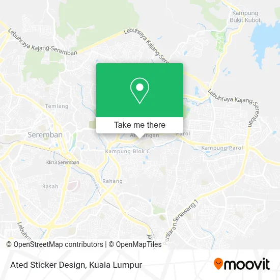 Ated Sticker Design map