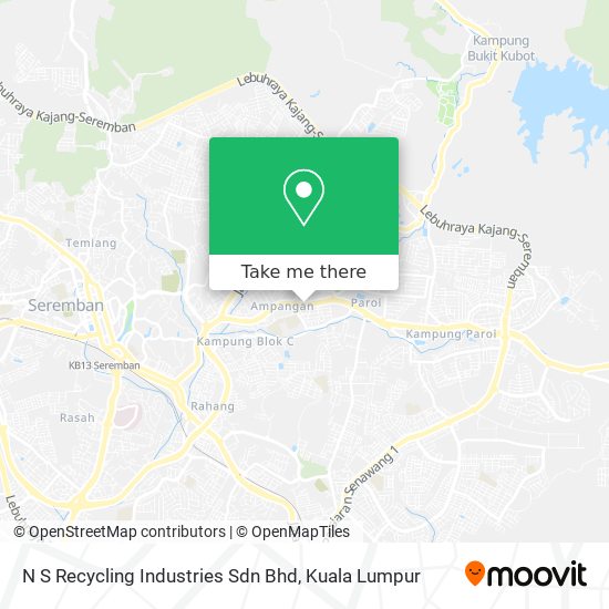 N S Recycling Industries Sdn Bhd map