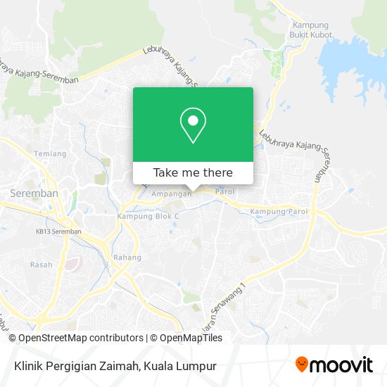 Klinik Pergigian Zaimah map