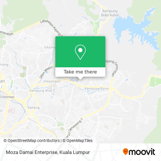 Moza Damai Enterprise map