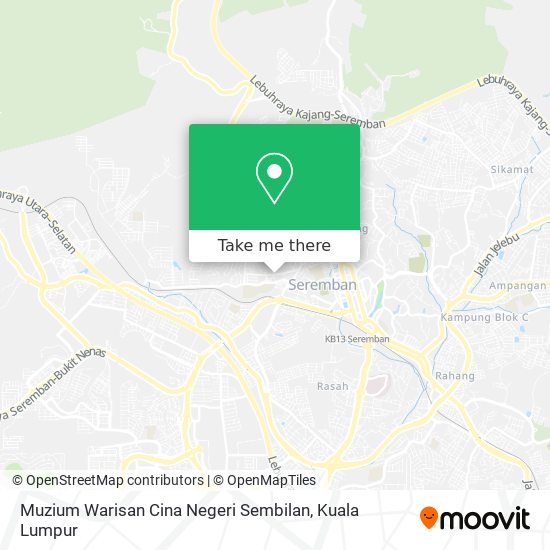 Muzium Warisan Cina Negeri Sembilan map