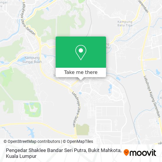Peta Pengedar Shaklee Bandar Seri Putra, Bukit Mahkota