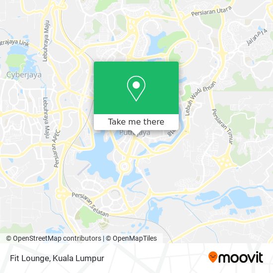 Fit Lounge map