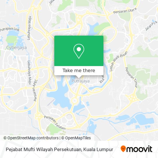 Pejabat Mufti Wilayah Persekutuan map