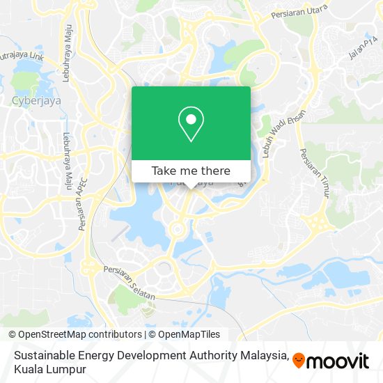 Sustainable Energy Development Authority Malaysia map