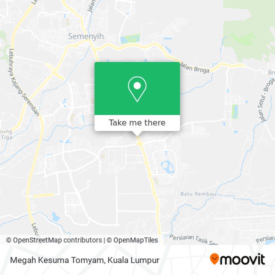 Megah Kesuma Tomyam map
