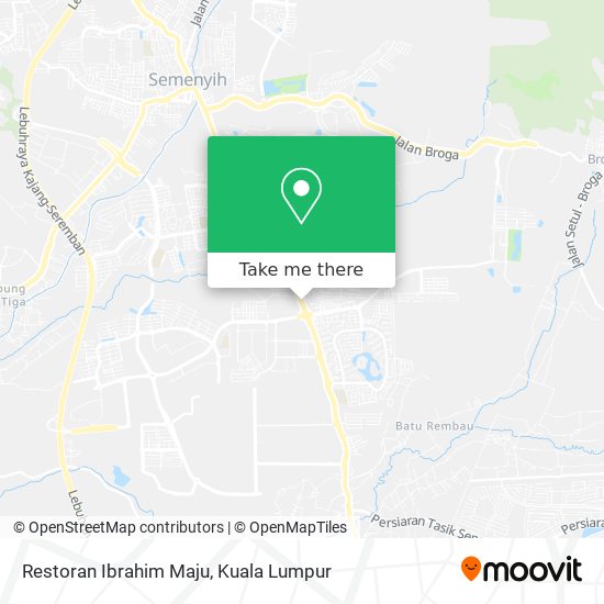 Restoran Ibrahim Maju map