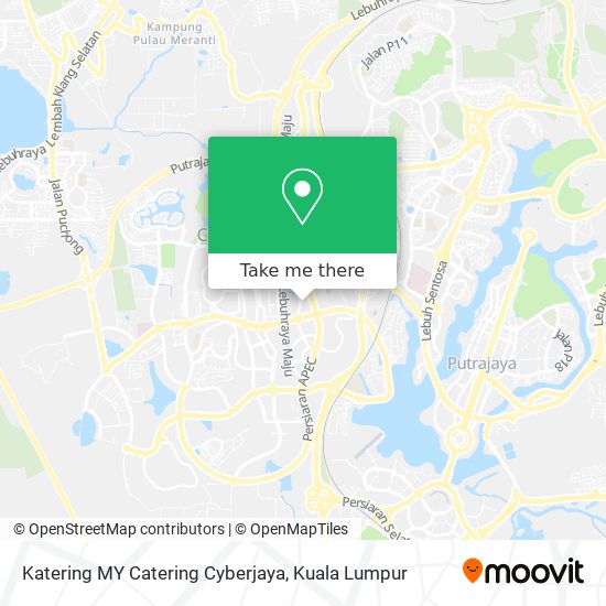 Katering MY Catering Cyberjaya map