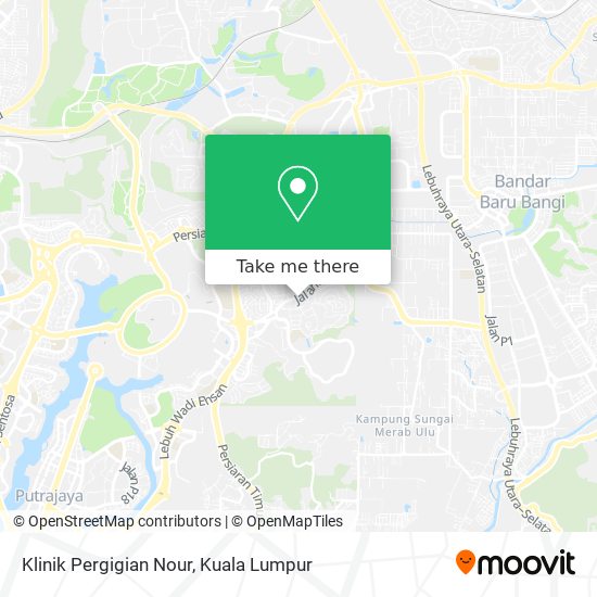 Klinik Pergigian Nour map