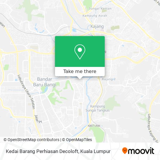 Kedai Barang Perhiasan Decoloft map