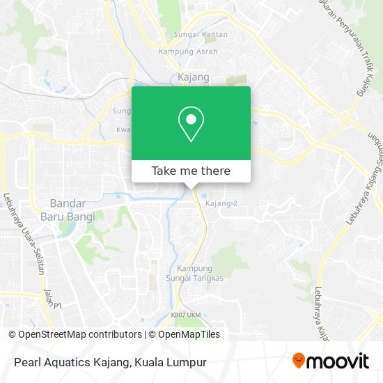 Pearl Aquatics Kajang map