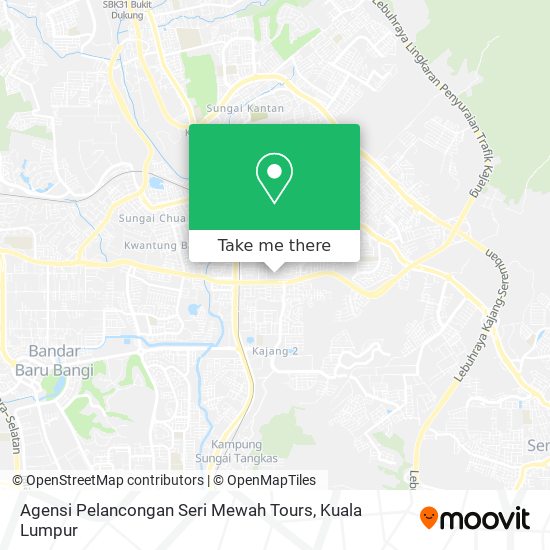 Agensi Pelancongan Seri Mewah Tours map