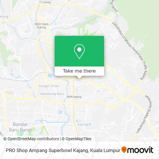 PRO Shop Ampang Superbowl Kajang map