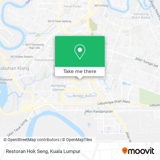 Peta Restoran Hok Seng