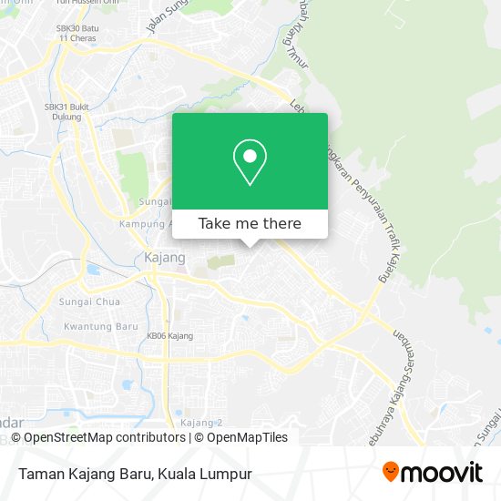 Peta Taman Kajang Baru