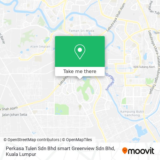 Perkasa Tulen Sdn Bhd smart Greenview Sdn Bhd map