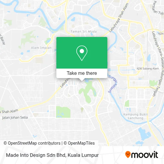 Made Into Design Sdn Bhd map