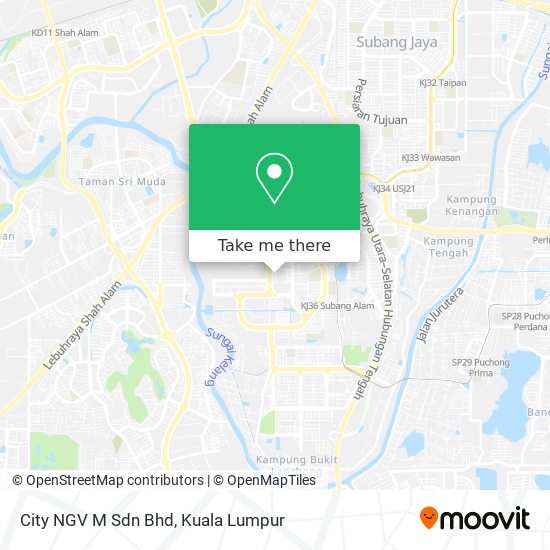 Peta City NGV M Sdn Bhd
