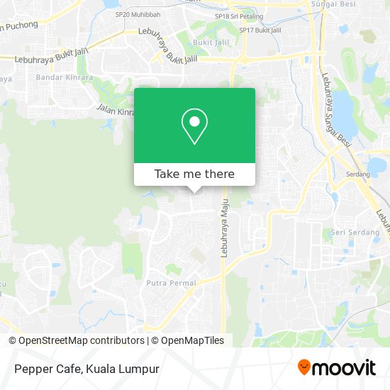 Pepper Cafe map
