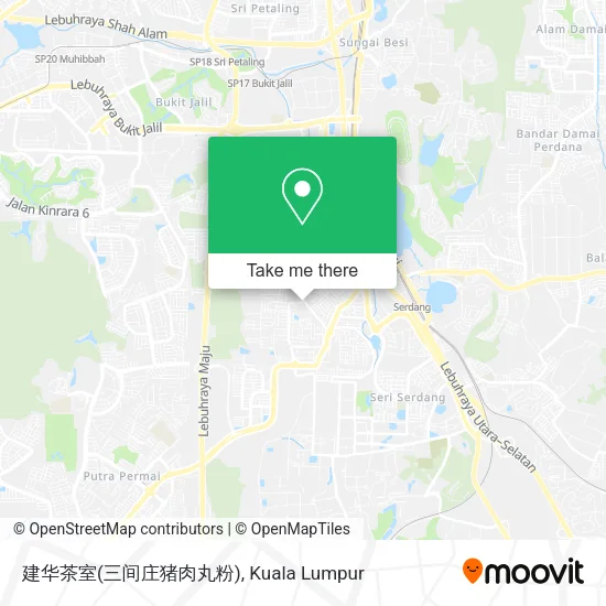 建华茶室(三间庄猪肉丸粉) map