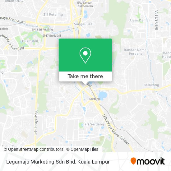 Peta Legamaju Marketing Sdn Bhd