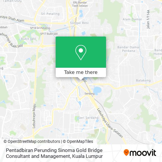 Pentadbiran Perunding Sinoma Gold Bridge Consultant and Management map