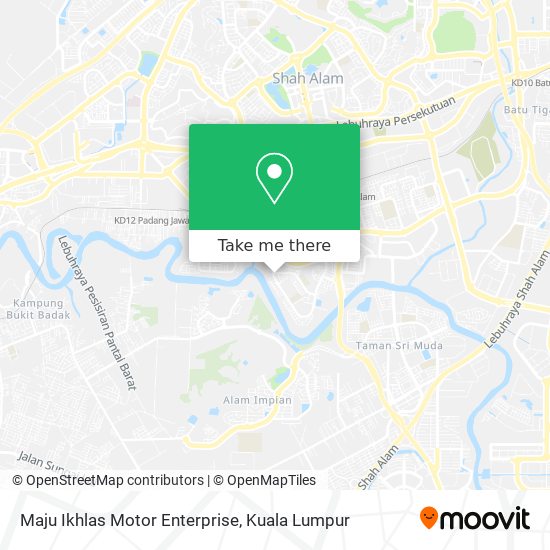 Peta Maju Ikhlas Motor Enterprise