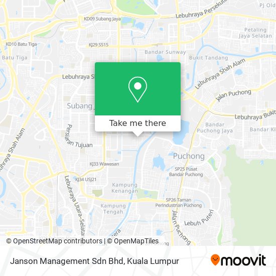 Janson Management Sdn Bhd map