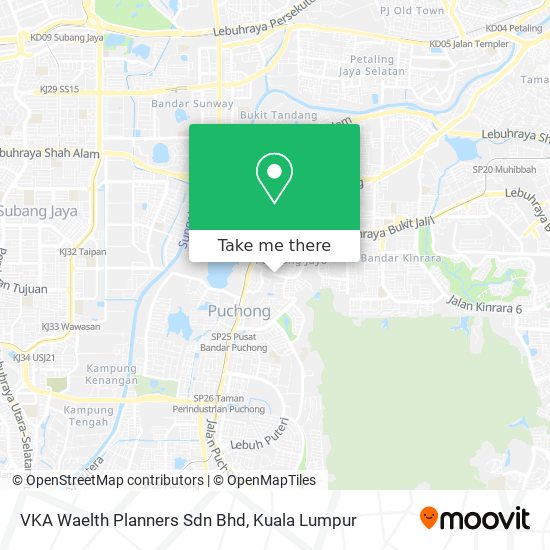 VKA Waelth Planners Sdn Bhd map