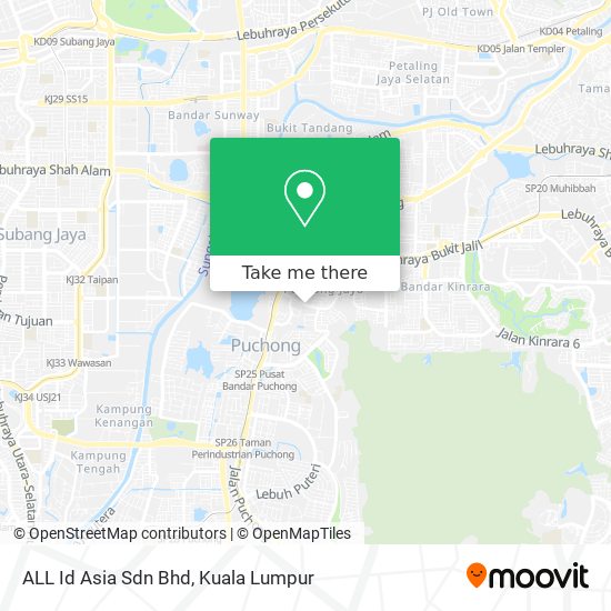 ALL Id Asia Sdn Bhd map