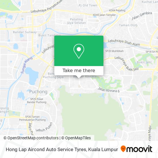 Hong Lap Aircond Auto Service Tyres map