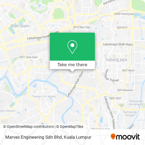 Peta Marvex Engineering Sdn Bhd