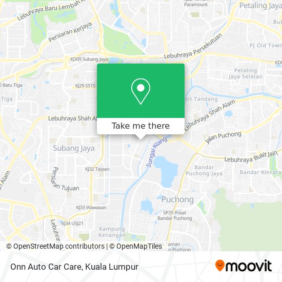 Onn Auto Car Care map