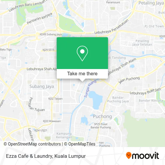 Ezza Cafe & Laundry map