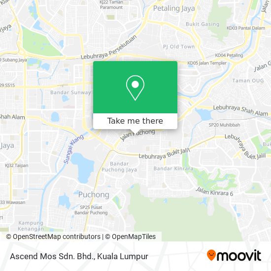 Ascend Mos Sdn. Bhd. map