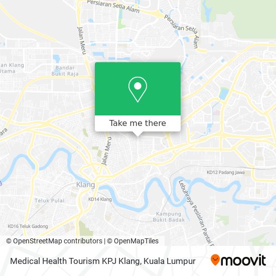 Peta Medical Health Tourism KPJ Klang