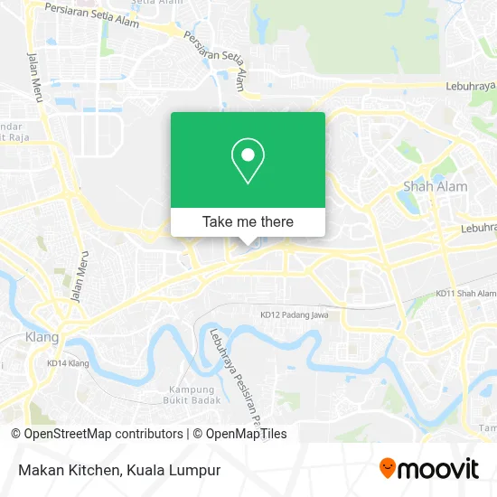 Makan Kitchen map