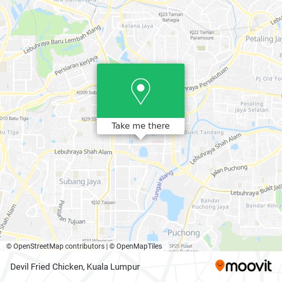 Devil Fried Chicken map