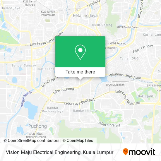 Vision Maju Electrical Engineering map