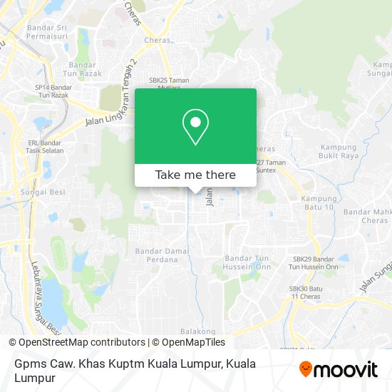 Peta Gpms Caw. Khas Kuptm Kuala Lumpur