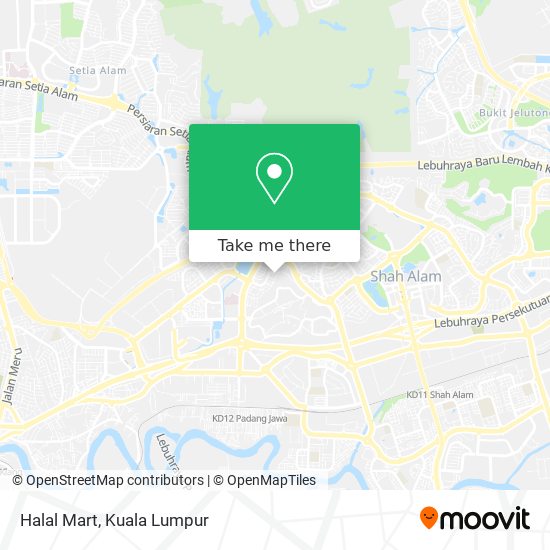 Halal Mart map