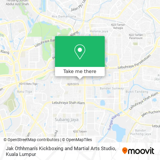 Jak Othhman's Kickboxing and Martial Arts Studio map
