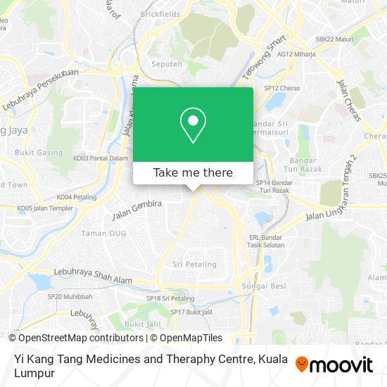 Yi Kang Tang Medicines and Theraphy Centre map