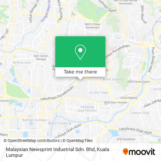 Peta Malaysian Newsprint Industrial Sdn. Bhd