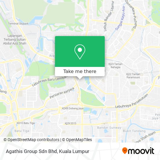 Agathis Group Sdn Bhd map