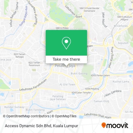 Access Dynamic Sdn Bhd map