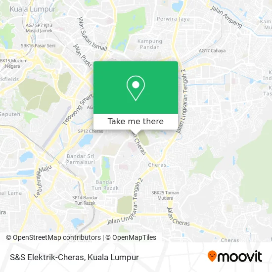 S&S Elektrik-Cheras map