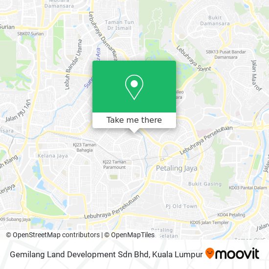 Gemilang Land Development Sdn Bhd map