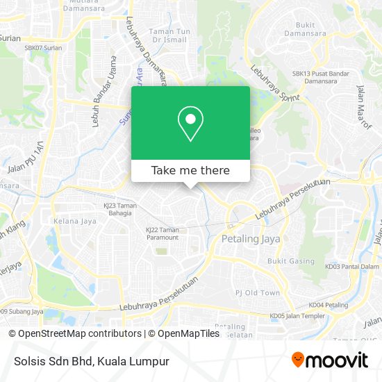 Solsis Sdn Bhd map