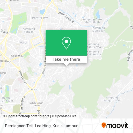 Perniagaan Teik Lee Hing map